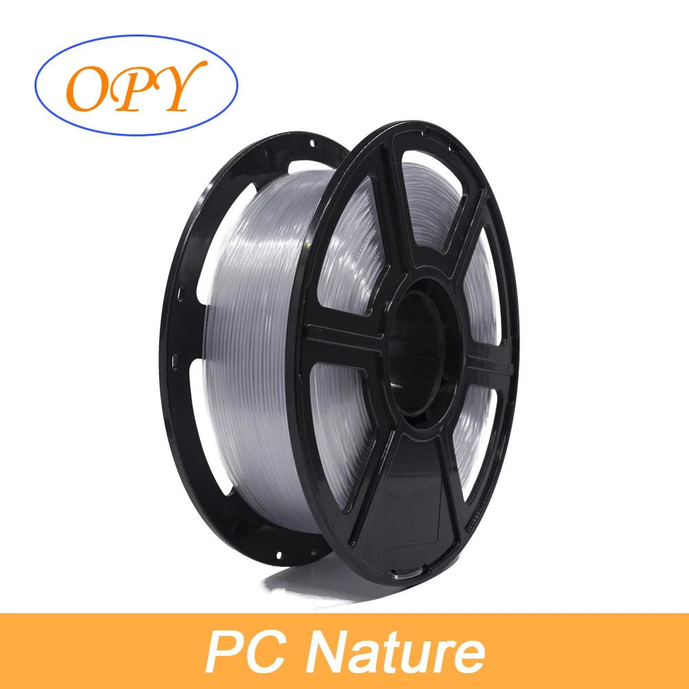 petg transparent Pc Polycarbonate Printing Filament Function Material monolithic Coil Transparent Strong Tough Anti Fire 1.75Mm Extrusion Model 3D Printing Materials