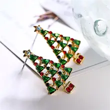 Женский сплав Колокольчик для елки в форме уха шпильки серьги вечерние ювелирные изделия подарок