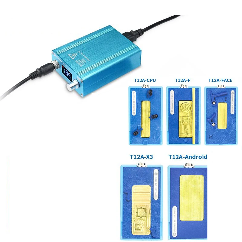 SS-T12A Soldering Kit Motherboard desoldering for iPhone 6 7 8 X XS Mobile Phone CPU NAND Heating Repair