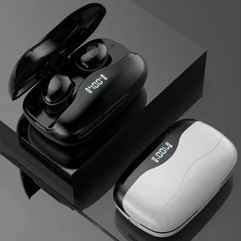

New 6D Noise Reduction Headset Wireless Bluetooth Sport Earphone Touch Control Music Earbud With 1200mAh Charging BOX W16 TWS