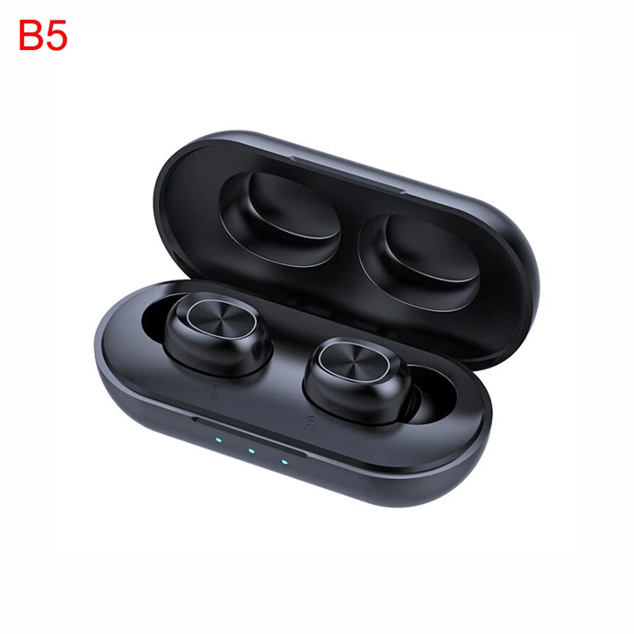 TWS 5,0, беспроводные Bluetooth наушники с сенсорным управлением, наушники 6D, Hi-Fi, стерео, бас, гарнитура с микрофоном, зарядная коробка - Цвет: B5