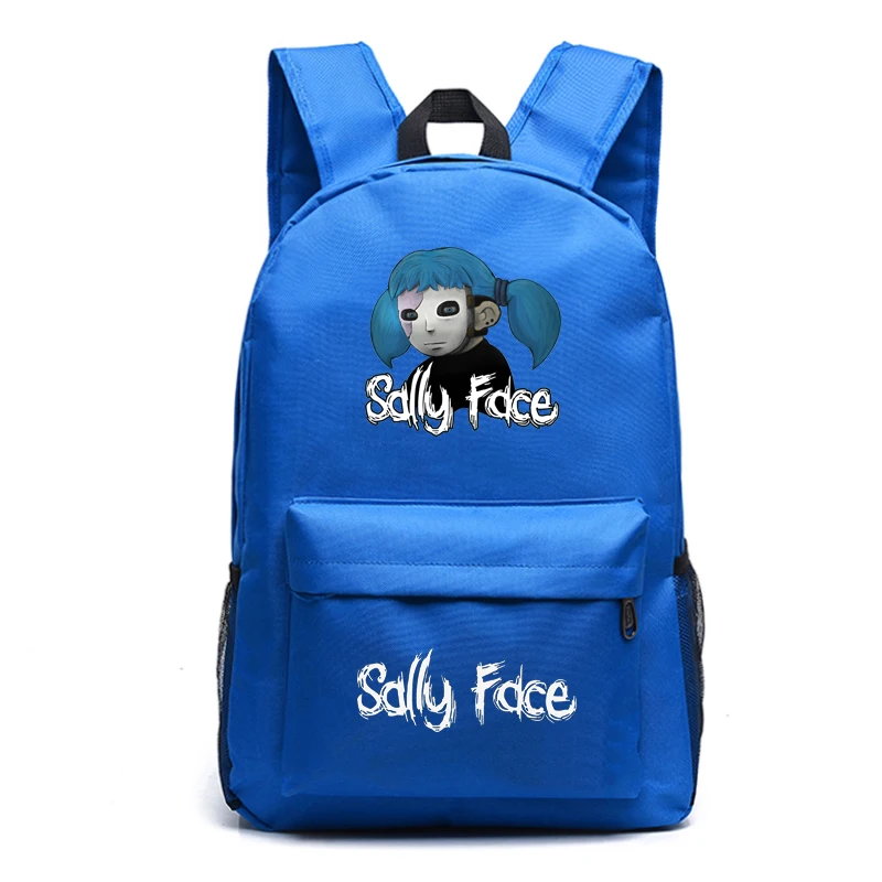 Высокое качество Sally Face рюкзак для учеников, мальчиков и девочек обратно в школьный подарок сумки Мода Холст Путешествия Mochila для мужчин и женщин подростков