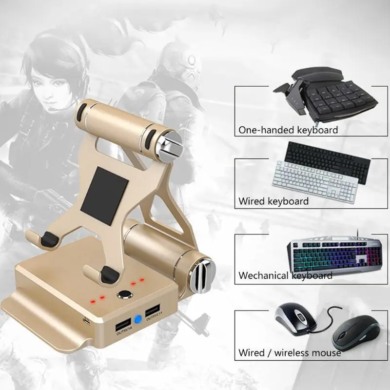 

GameSir X1 BattleDock Converter Stand Phone Holder with G30/K15 Keyboard Mouse