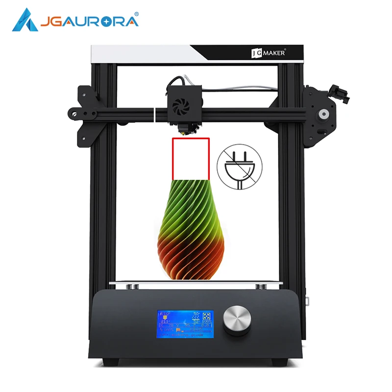 JGAURORA, 3d принтер, JGMaker, волшебная алюминиевая рама, Набор для творчества, большой размер печати, 220x220x250 мм, повторное отключение питания, печать 3D Drucker