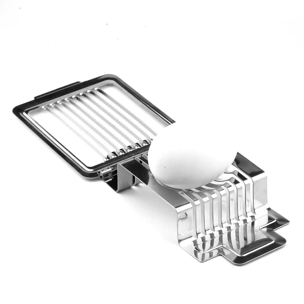 Stainless Steel Boiled Egg Slicer Section Cutter Mushroom Tomato Cutter Kitchen Skiving Machine Cooking Accessory