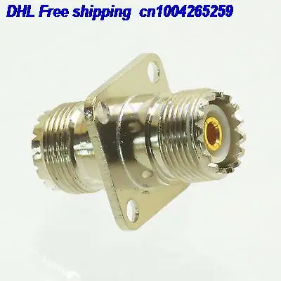 DHL 50 шт. адаптер преобразования SO239 разъем UHF F Фланец для радио адаптер 22cs