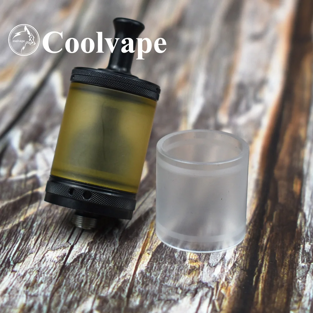 

WOLF COOLVAPE TaiFun GTR RTA 23mm Tank replacement PEI SS Drip tip Tube Tank Tube Replacement Adapter vape atomizer accessories