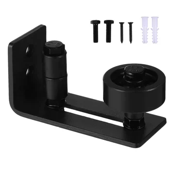 

1pc Barn Door Floor Guide Practicable Bottom Roller Guide Door Accessories Sliding Barn Door Stay for Factory Home