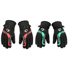 Лидер продаж Для мужчин Для женщин лыжные перчатки для сноуборда перчатки для езды на Сверхлегкий Водонепроницаемый зимние теплые бархатные мотоцикл, снегоход Ездовые перчатки