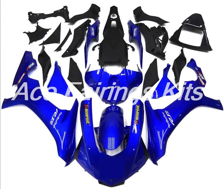 4 подарки ABS литья под давлением Полный обтекатели комплект подходит для YAMAHA YZF-R1 15 16 17 пользовательские Обтекатели синий глянцевый