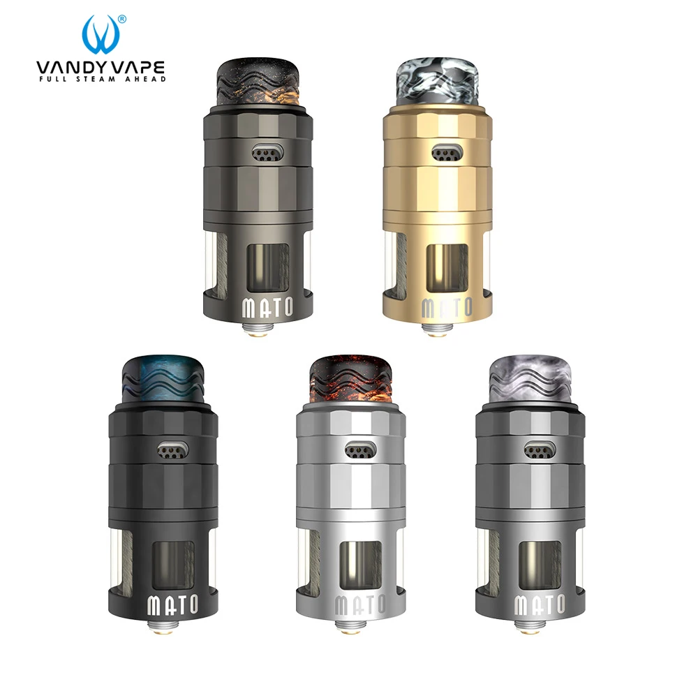 Электронная сигарета Vandy Vape Mato RDTA с емкостью 5/2 мл вейп тройной плавленой катушкой