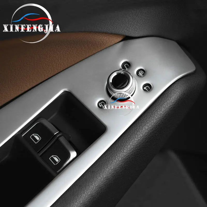 Для Audi Q5 09-17 4 шт. стальная дверь подлокотник окно Лифт декоратор панель Крышка отделка