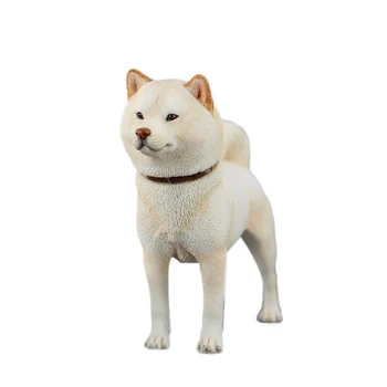 

11 x 10.5 x 3cm 1/6 Realistic Animal Model Soft Hand Painted Fashion Shiba Inu Toy with Replaceable Head (005)