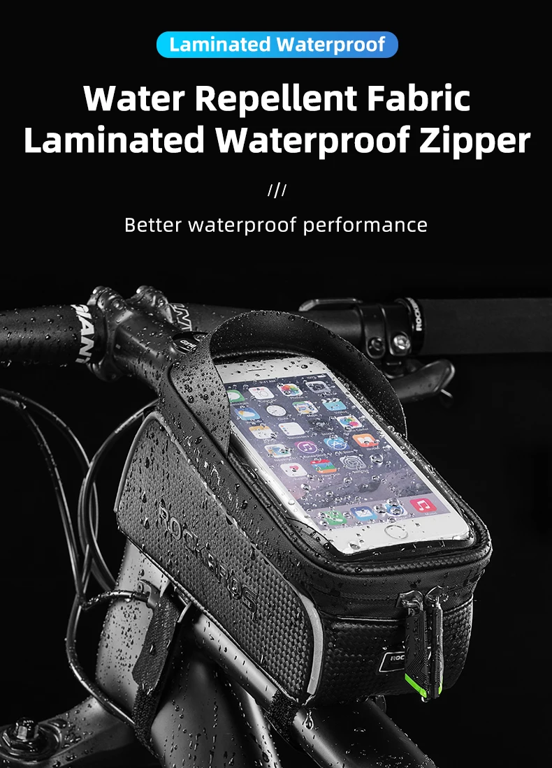 Electronics - Waterproof Touch Screen Cycling Bag Top Front Tube Frame
