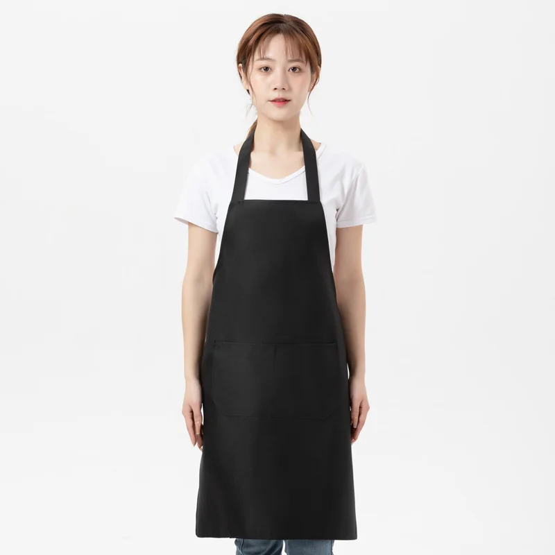 oem custom design logo black unisex waiter cooking restaurant with pocket printing men and aprons for woman Factory wholesale oem custom design logo black unisex waiter cooking restaurant with pocket printing men and aprons for woman Factory wholesale