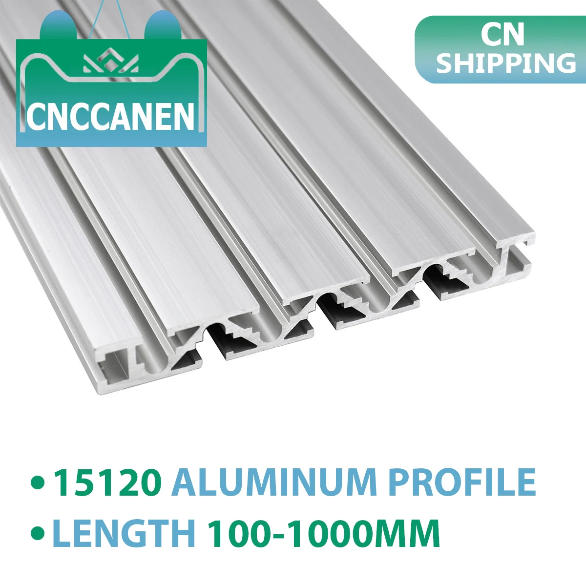 15120 Aluminum Profile Extrusion 100mm to 1000mm Length Anodized Linear Rail 15x120 mm for DIY 3D Printer Workbench CNC Parts afbeelding