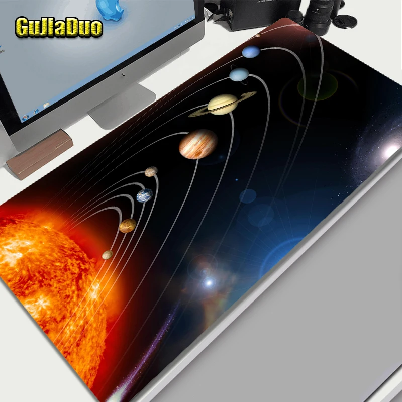 

GuJiaDuo Planet Space Mouse Pad Large Computer and Office PC Laptop Table Desk Mat Gaming Accessories Universe Art Mousepad Rug