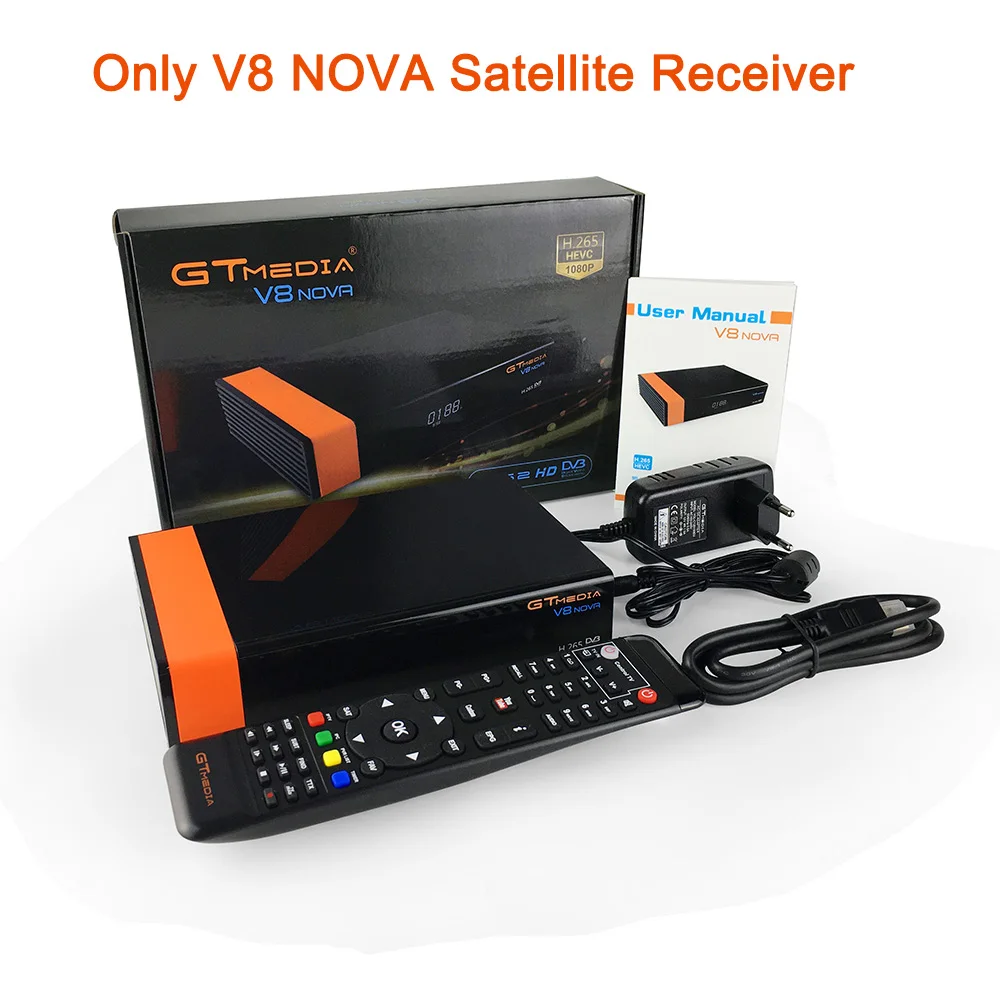 A Спутниковый ТВ GTMedia V8 Nova встроенный WiFi мощность DVB-S2 ТВ-тюнер спутниковый рецептор же Freesat V8 супер поддержка Европа канал - Цвет: A