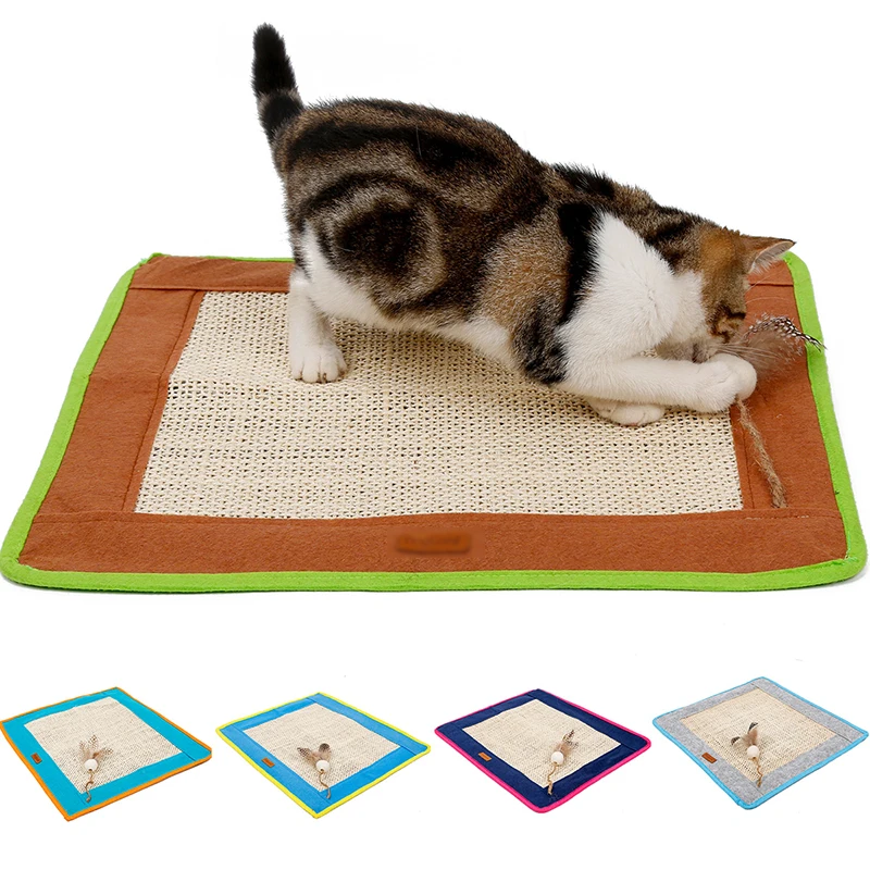 

Cat Kitten Scratch Board Furniture Protect Pad Sisal Scratcher Mat Claws Care Pet Toy Sofa Scratching Post Protector