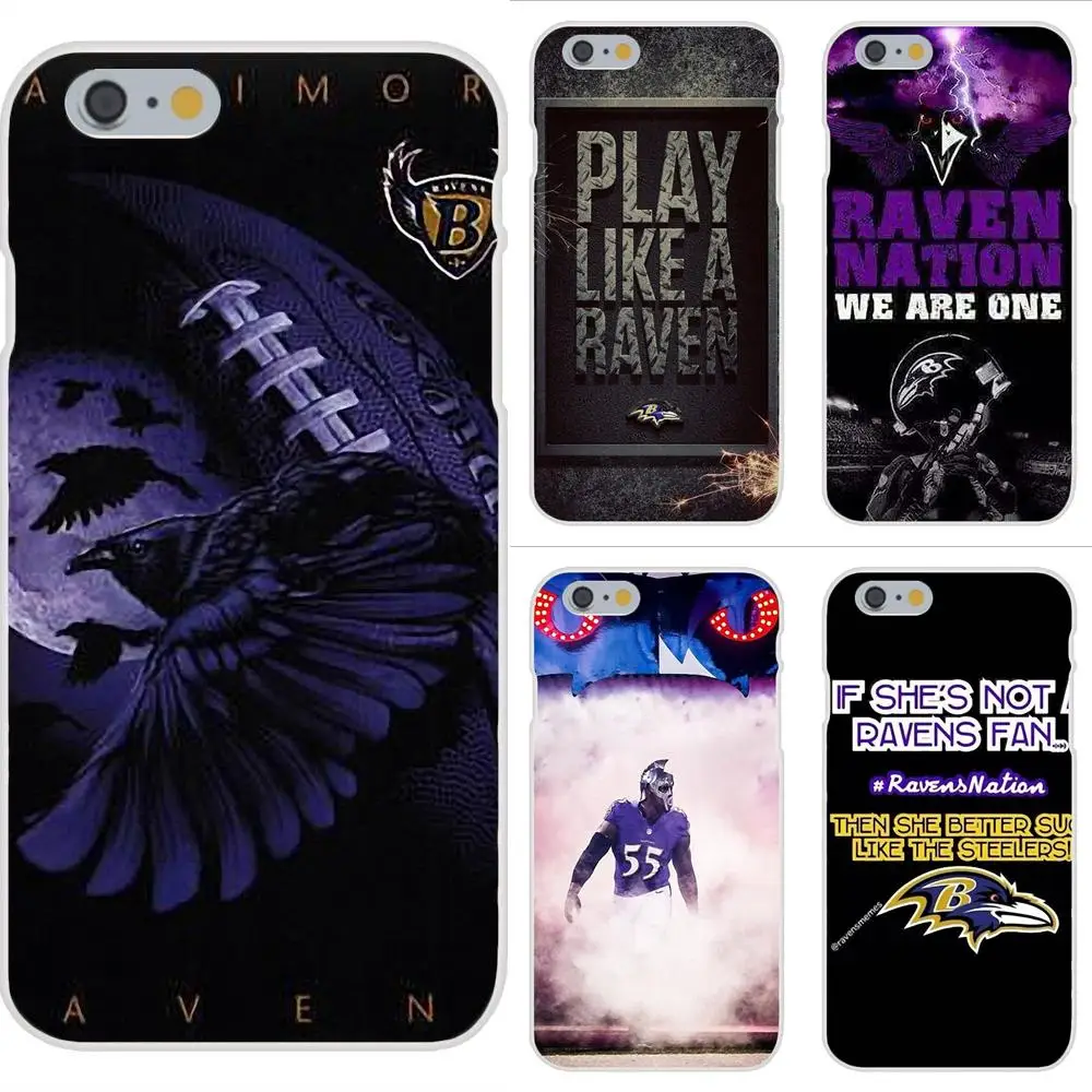 

Transparent Soft Shell Baltimore Ravens For Samsung Galaxy Note 5 8 9 S3 S4 S5 S6 S7 S8 S9 S10 5G mini Edge Plus Lite