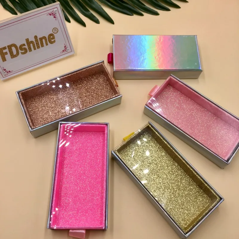 New Glitter Eyelash Packaging 10pcs/lot Empty Lash Box for Long False Eyelashes New Glitter Eyelash Packaging 10pcs/lot Empty Lash Box for Long False Eyelashes