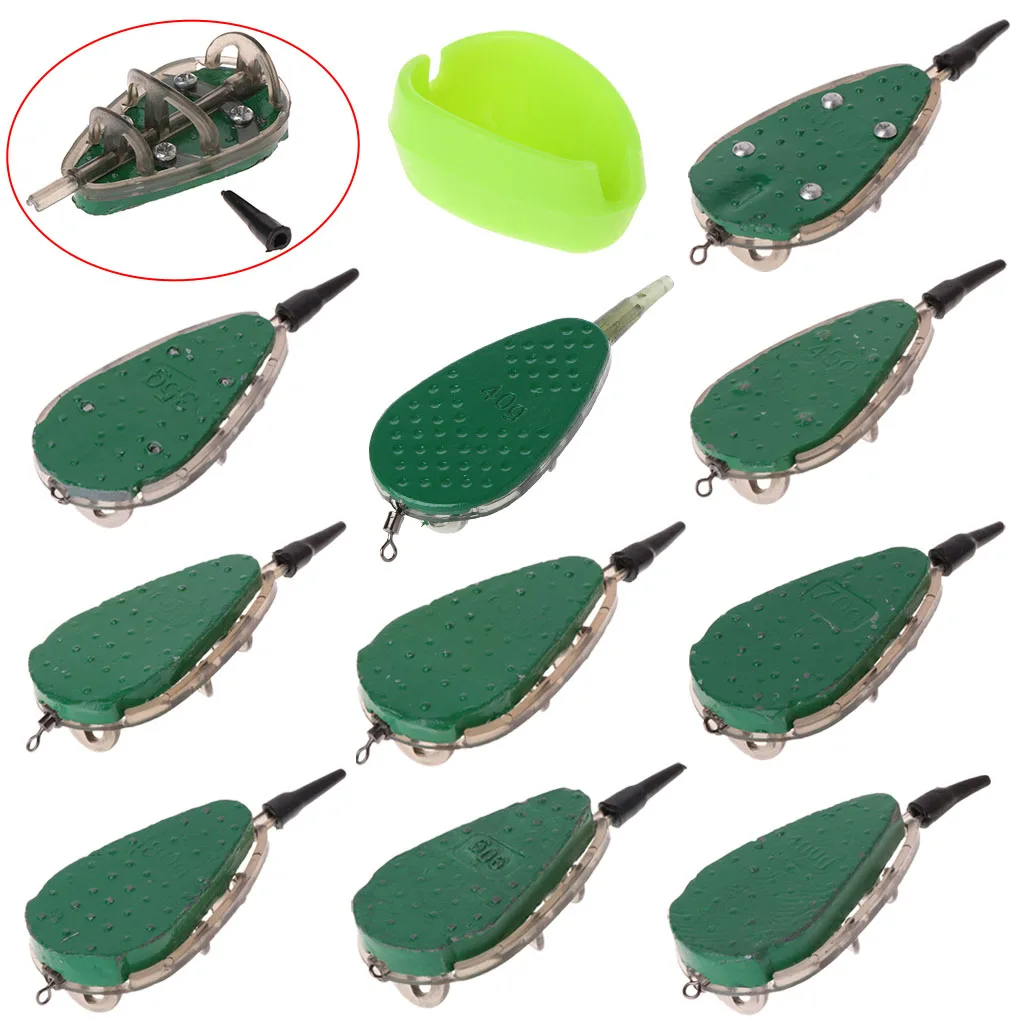 

Fishing Feeder With Mould Carp Lead Sinker Method Bait Lure 30g-100g Accessories