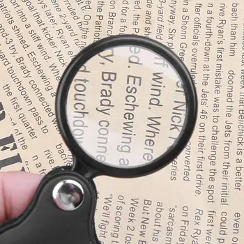 

5X 40mm Portable Mini Magnifier Foldable Reading Jewelry Magnifying Glass Loupe