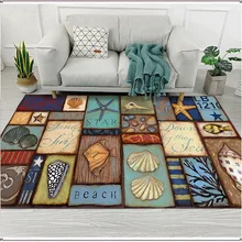 Гостиная Настольный коврик для чая Ретро Европейский и американский классический блок одеяло бытовой спальня напольный коврик с принтом ковер