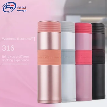 

Fashion Creative Business Car Vacuum Flask Portable Durable Double-layer Vacuum Thermal Insulation, High-end Office Thermoses