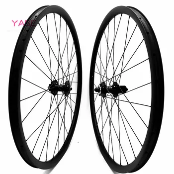 

27.5er carbon wheels 35x25mm asymmetry tubeless bicycle carbon wheel FASTace DA201 100x9 135x9 650B mtb disc carbon wheelset