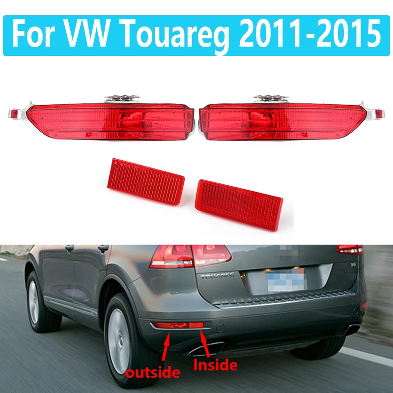 for VW Touareg Typ 7P 20112014 Right Rear Bumper Cover Reflector Trim