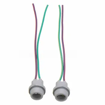 

1 Pair T10 W5W Lamp Socket W5W T10 Rubber Glass Base Parking Light Parking Light Socket Socket Base Diy
