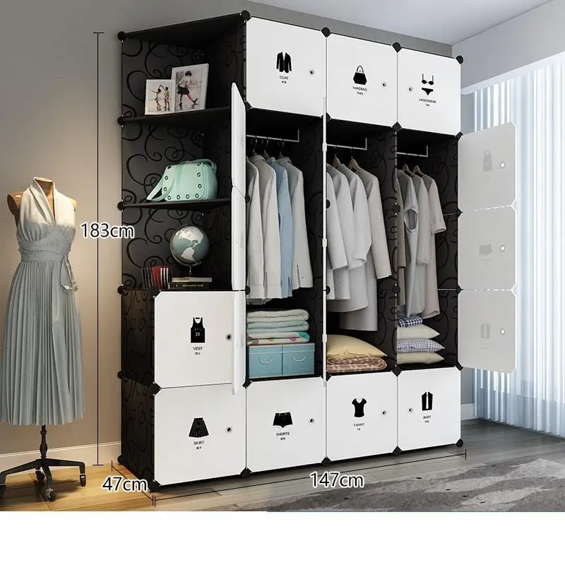 MODEL H Mobile Per La Casa комод для range Ropero Armoire Chambre Guarda Roupa мебель для спальни Mueble De Dormitorio шкаф - Цвет: MODEL H