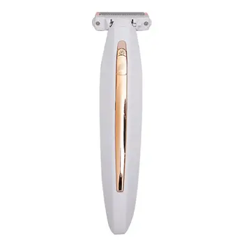 

Flawless Usb Lady Shaver Long Shape Gogerous High Tech White Beauty Tools Exquisitely Designed Durable