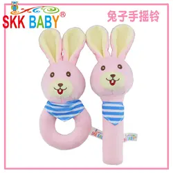 SKK Baby0-1 лет, Детские Ручные погремушки в виде животных, медведь, кролик, ручные детские игрушки-погремушки, хит продаж
