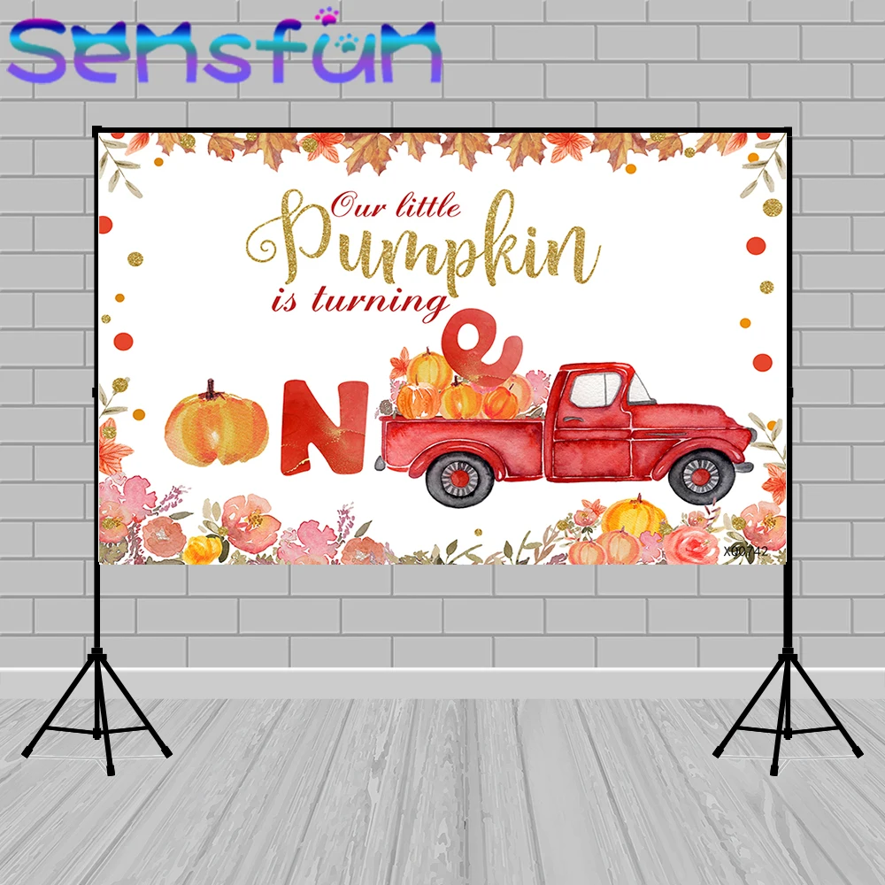 Thanksgiving Photography Backdrop Rustic Barn Harvest 1st Birthday Background Autumn Pumpkins Leaves Baby Portrait Party Decor |