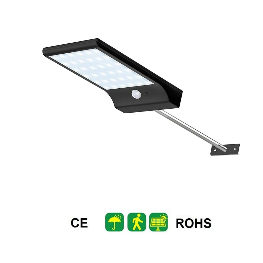 

Aluminum pole 48/36 LED Solar Motion Sensor Garden Light Waterproof Outdoor headlight Security street floodlight Wall spotlight