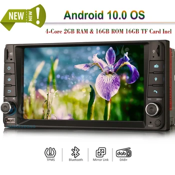 

7" Android 10.0 Autoradio Car Multimedia for Toyota Corolla RAV4 Vios Vitz RunX GPS Radio BT WiFi TPMS DVR System