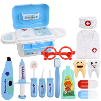 

15Pcs Children Pretend Doctor Role Play Medical Toy With Doctor Outfit Training Toy For Children Educational Toys Birthday Gift
