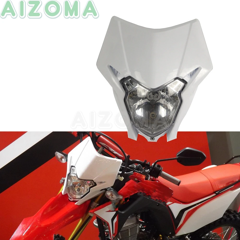 ホワイトヘッドライト12v 35w ホンダcrf150l Crf230 Crf250 Crf450 F Crf 125 250 450 R M L ラリー用 Aliexpress