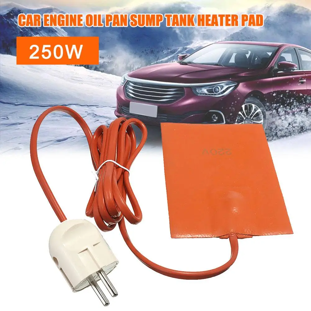 Silicone Heater Pad Engine Block Hydraulic Tank Heating Plate Oil Pan Sump Tank Oil Heater Pad /Mat With US/EU Plug