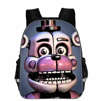 

13-16 Inch Backpacks Five Nights At Freddy's Toddler Kids School Bags FNAF Knapsack Preschool Children Bag Travel Freddy Backpac