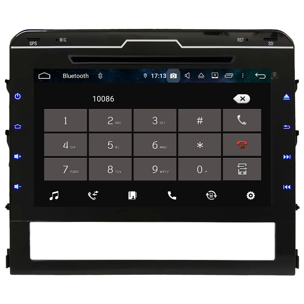 Klyde " ips 4G Android 9 Восьмиядерный 4 Гб ОЗУ 64 Гб ПЗУ DSP автомобильный DVD мультимедийный плеер радио для Toyota Land Cruiser LC200