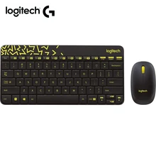 Беспроводная клавиатура и мышь lotech MK240 Nano, комбо, компактная клавиатура и контурная мышь для ноутбуков, настольных ПК, игр