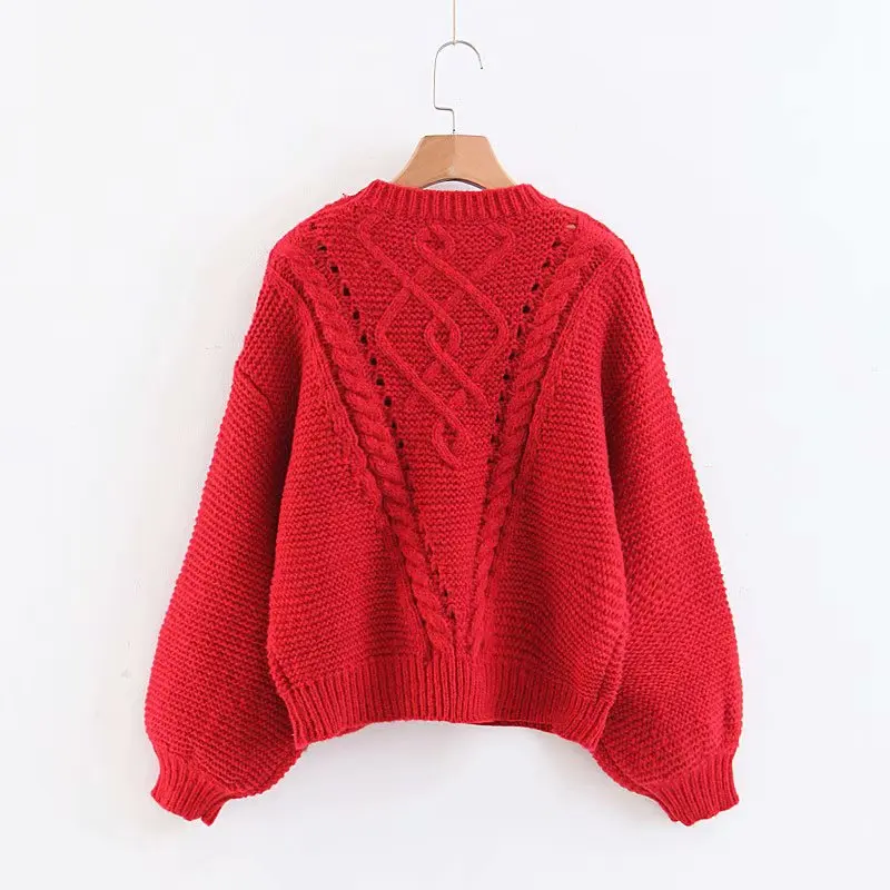 Повседневные мохер вязаные красные свитера зимние женские пуловеры женские осенние зимние синие свитера свободные женские пальто