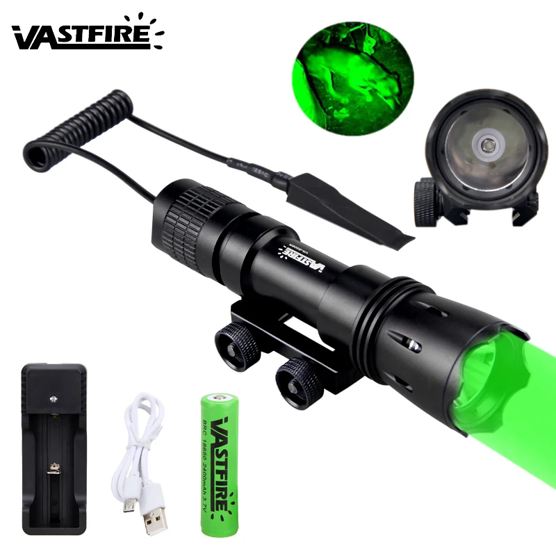 

Airsoft Element Surefir VA-5006 Hunting Weapon Light 1200lm Tactical Airsoft Rail Mount Scout Flashlight+Switch+18650+Charger