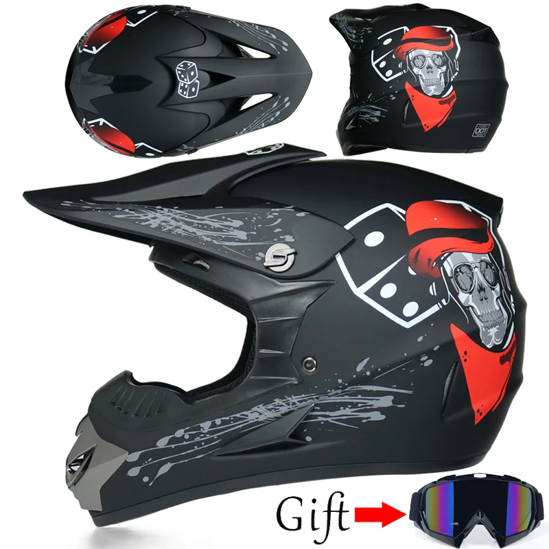 Мотоциклетный шлем для мотокросса Cascos Para Moto внедорожный мотоциклетный Abs для мужчин и женщин в горошек - Цвет: 11b