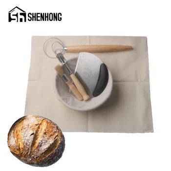 

SHENHONG Brotform Proofing Proving Baskets Banneton Dough Fermentation Rattan Basket Linen French Country Bread Baking Tools
