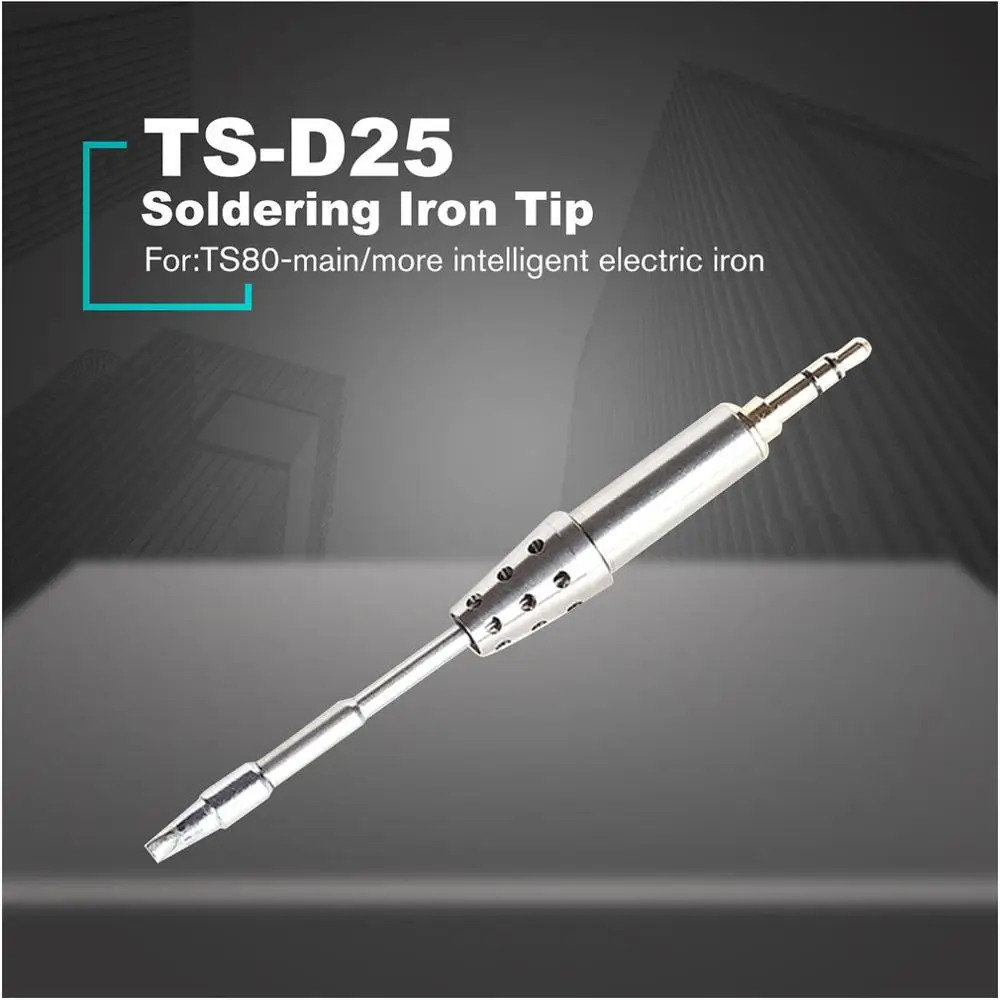 TS-D25/B02 TS80 паяльник наконечники подключаемый Электрический сменный паяльник наконечники для TS80 Цифровой паяльник