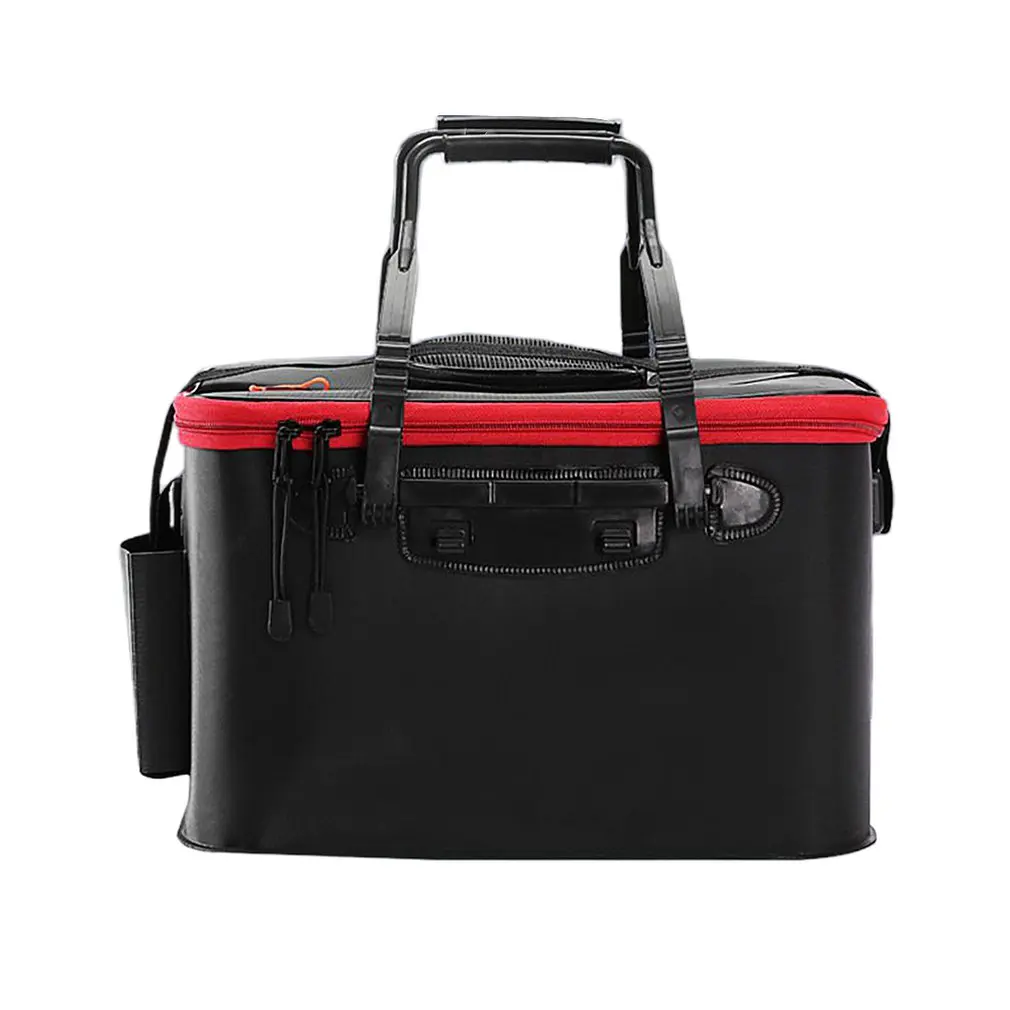 

Portable EVA Fishing Bag Collapsible Fishing Bucket Live Fish Box Camping Water Container Pan Basin Tackle Storage Bag